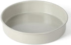 Martha Stewart Gallen 8 Inch Round Nonstick Carbon Steel Cake/Bake Pan - Cool Grey (Pack of 6)