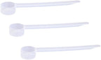 Plastic Measuring Scoop, (1.25 cc | 1/4 teaspoon | 1.25 mL) Long Handle Spoons for Powders, Granules, Coffee, Pet Food, Baking Supplies, Protein and Other Dry Goods, BPA Free (Set of 3)