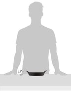 TableCraft Mini Oval Au Gratin Cookware, 24 oz, Black