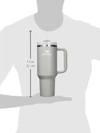 STANLEY Quencher H2.0 Tumbler with Handle and Straw 30 oz | Flowstate 3-Position Lid | Cup Holder Compatible for Travel | Insulated Stainless Steel Cup | BPA-Free | Ash
