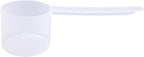 Plastic Measuring Scoop, (55 cc | 55 mL) Long Handle Spoons for Powders, Granules, Coffee, Pet Food, Baking Supplies, Protein and Other Dry Goods, BPA Free (Set of 1)