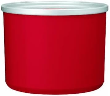 Cuisinart Ice Cream Maker Machine, 1.5 Quart Double Insulated Ice Cream Machine, Sorbet and Frozen Yogurt Maker, Ready in 20 Minutes, ICE-21RP1, Red