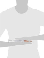 Trudeau Laguiole Steak Knives Set of 6 – Premium Stainless Steel Serrated Blades with Pakkawood Handles – Dishwasher Safe Steak Knife Set for Dinner, BBQ, or Gifting – Rustic Elegant Design