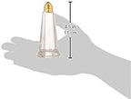 New Star Foodservice 22438 Glass Tower Salt and Pepper Shaker with Gold Plated Top, 1-Ounce, Set of 12