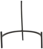 (2pcs pack) Versatile Glass Display Stands Iron Stand Stained Glass Black Iron Easel Plate Display Photo Holder Stand, Displays Picture Frames, Cookbooks, Decorative Plates, Tablets 8 Inch