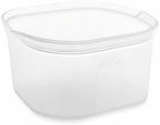 Zip Top Reusable Food Storage Bags | Medium Dish [Frost] | Silicone Meal Prep Container | Microwave, Dishwasher and Freezer Safe | Made in the USA