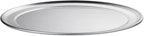 Restaurantware Met Lux 10 Inch Commercial Pizza Pan 1 Coupe Style Pizza Cooking Tray - Heavy-Duty 18-Gauge Aluminum Round Baking Tray Oven-Baking For Pizzas & More