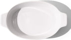 Made In Cookware - Oval Baking Dish - White - Hand Crafted Porcelain - Professional Bakeware - Made in France