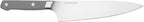 Misen 8" Chef Knife – High Carbon Japanese AUS-10 Stainless Steel – Hybrid German & Japanese Blade – Precision Kitchen Knife for Professionals & Home Cooks – Ultimate Cutting Performance - Gray