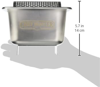 Stainless Steel Butter Spreader, Griddle Butter Roller Saver That Can Hold 3 Sticks of Butters, Butters Spreader Wheel for Breakfast, Tailgating, Picnics, Camping, Griddle Tools by Chef Master - 90021