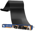 VLA Oven Liners for Bottom of Oven,Big Size 16""x75"" 2 Pack Large Thick Heavy Duty 100% Non-stick Reusable Teflon Oven Mat, Baking Mat for Electric, Gas,, 1_roll_Oven_Liner_Black_75in