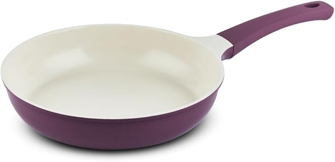 UPIT Non Stick Ceramic Frying Pan Skillet | Scratch-Resistant PFOA & PFOS Free Non Toxic Pan for Cooking | Compatible with Induction, Gas & Electric Stovetops (10 IN)