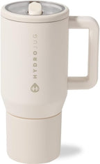 HydroJug Kids - 20 oz Insulated Kids Water Bottle with Flip Straw & Handle | Leak-Proof & Durable | Perfect for School, Sports, Lunch, Travel & Camp, Cream