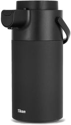 Tiken Airpot Coffee Dispenser with Pump - Coffee Carafes for Keeping Hot - Beverage Dispenser - 135oz/4L Thermal Coffee Carafe for Hot Liquids - Stainless Steel Insulated Coffee Thermos Carafe