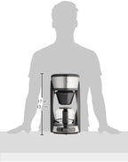 BUNN HB Heat N Brew Programmable Coffee Maker, 10 cup, Stainless Steel, 46500.0003