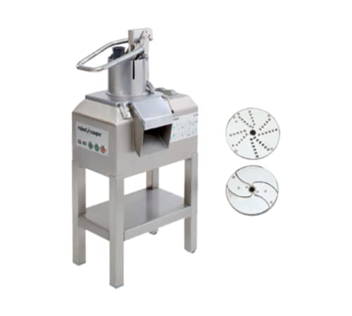Robot Coupe CL60E Two Speed Pusher Full Moon Feed Head Commercial Food Processor with Side Discharge, 240v, (CL60 Pusher)