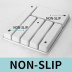 65PCS Silverware Set for 8 with Flatware Drawer Organizer, Stainless Steel Cutlery Set with Steak Knives, Include Spoons and Forks Set & Serving Utensils, Mirror Polished, Black