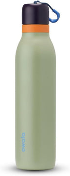 Owala FreeSip Twist Insulated Stainless Steel Water Bottle with Straw for Sports and Travel, BPA-Free, 24-oz, Blue/Green (Camo Cool)