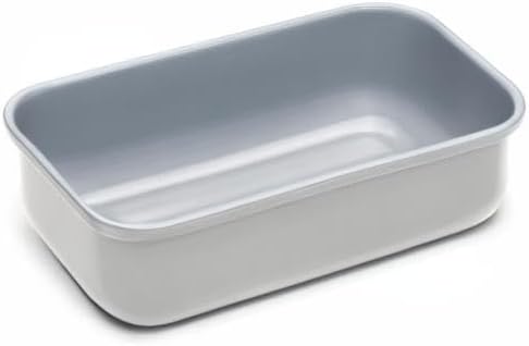 Caraway Non-Stick Ceramic 1 lb Loaf Pan - Naturally Slick Ceramic Coating - Non-Toxic, PTFE & PFOA Free - Perfect for Pound Cakes, Breads, & More - Gray
