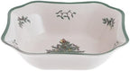 Spode Christmas Tree 9.5-Inch Square Salad Bowl - Ceramic Earthenware Serving Bowl for Salads, Soups, Pasta, and Side Dishes - Festive Holiday Dinnerware with Iconic Christmas Tree Design