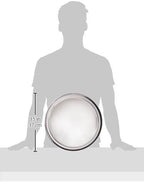New Star Foodservice 50752 Pizza Pan/Tray, Wide Rim, Aluminum, 14 Inch