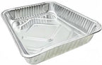 13" x 9" x 2" -Inch Oblong Foil Pans (Pack of 12) - Disposable Aluminum Foil Cake Pan - Freezer & Oven Safe - For Baking, Cooking, Storage & Reheating – Bake Cakes, Casseroles,