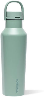 Corkcicle Classic Sport Canteen Insulated Water Bottle - Keeps Beverages Cold 25 Hours - Triple Insulated - Summer Drinkware Gift - Keeps Drinks Ice Cold - Leak-Proof Cap - 20 oz - Thyme