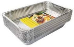 (25 Count) Full-Size Deep Steam Table Pans | Foil Pans | Disposable Food Containers for Baking, Freezing, and Storage (21” x 13” x 3”)