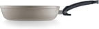 Fissler Ceratal Comfort Ceramic 9.5 Inch Non-Stick Frying Pan, Warm Grey, Made without PFAS