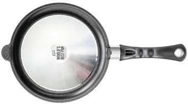AMT Gastroguss The World´S [.] Frying pan Induction, Diameter 24 cm, Height 5 cm, cast Aluminium (Aluminium), Lotan® Non-Stick Coating for Fat-Free-Frying, AMZN-I-524-US
