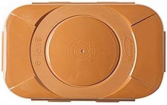 e-jen Premium Kimchi, Sauerkraut Container Probiotic Fermentation with Inner Vacuum Lid (Earthenware Brown, 0.45 gal/ 1.7L)