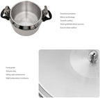 Pressure Canner, Pressure Cooker Easy to Open, Close, Fast Cooking, ExplosionProof, Safe, High Temperature Resistant, Durable for Home (3L)