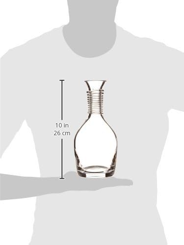 Elegant Hand-Blown Cabernet Wine Decanter/Carafe | 41 FL Oz (1212 ml) | Free Premium Microfiber Cleaning Cloth | 100% Lead-Free Crystal | Gift Box