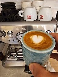 Ceramic Espresso Cups Set of 2 or 4-3oz Demitasse Cups for Coffee & Tea, No Handles, Durable & Dishwasher Safe (green, 2)