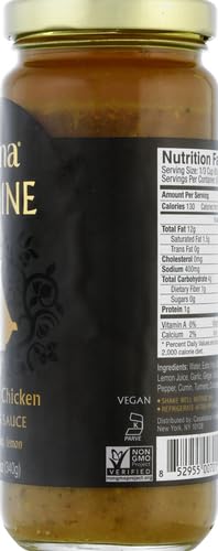 Mina Tagine Moroccan Chicken Simmer Sauce, 12 oz - Classic Ginger Saffron Made with Turmeric, Lemon & Olive Oil, Tagine Seasoning, Chicken Sauce, Garlic Sauce, Moroccan Spices (Pack of 2)