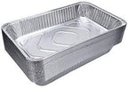 (25 Count) Full-Size Deep Steam Table Pans | Foil Pans | Disposable Food Containers for Baking, Freezing, and Storage (21” x 13” x 3”)