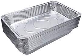 (25 Count) Full-Size Deep Steam Table Pans | Foil Pans | Disposable Food Containers for Baking, Freezing, and Storage (21” x 13” x 3”)