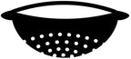 Clip On Strainer, Pot Strainer for Pasta, Vegetables, Fruit and Meat- Kitchen Silicone Strainer Colander for All Pots, Pans and Bowls (Red)