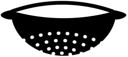 Clip On Strainer, Pot Strainer for Pasta, Vegetables, Fruit and Meat- Kitchen Silicone Strainer Colander for All Pots, Pans and Bowls (Black)
