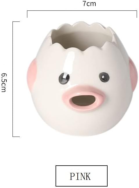Egg White Yolk Separator Kitchen Egg Separator Yolk Separator Cute Egg Filter Egg Separator Creative Kitchen Tool Household (Pink)