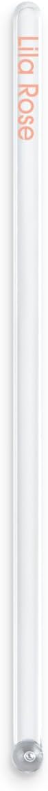 6.5" Custom Clear Flat-Stemmed Drink Stirrers – Personalized Swizzle Sticks with Full-Color Printing – Transparent Stirrers for Cocktails, Coffee & Events – 50 Pack