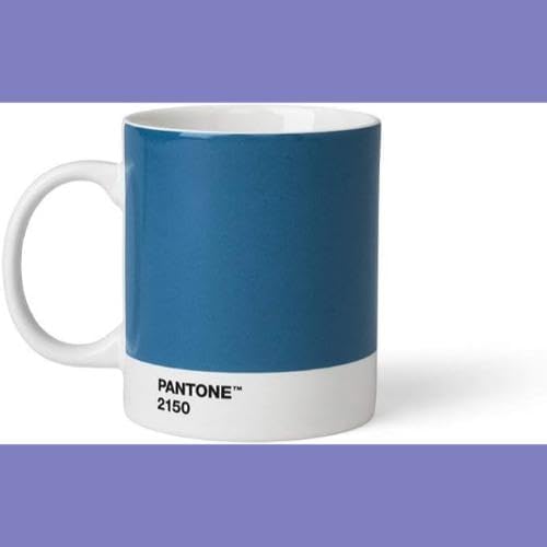 Pantone Copenhagen Design Mug, Coffee/Tea Cup, fine China (Ceramic), 375 ml, Blue, 2150 C, Porcelain, 1 Count (Pack of 1)