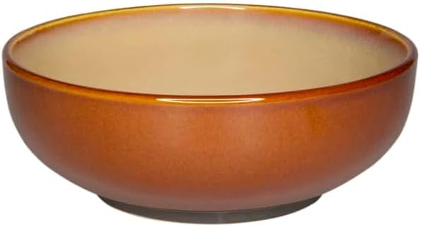 Sango Nova 16-Piece Casual Brown Stoneware Dinnerware Set – Service for 4, Includes Coffee Mugs & Plates, Earthy Brown Reactive Glaze, Microwave & Dishwasher Safe, for Everyday Dining & Entertainment