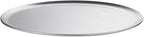 Restaurantware Met Lux 12 Inch Commercial Pizza Pan 1 Coupe Style Pizza Cooking Tray - Heavy-Duty 18-Gauge Aluminum Round Baking Tray Oven-Baking For Pizzas & More (Pack of 3)