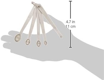 New Star Foodservice 42924 Stainless Steel Measuring Spoons Set, Mini