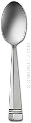 Oneida T078045AL20 Amsterdam 45 Piece Everyday Flatware Set, Service For 8