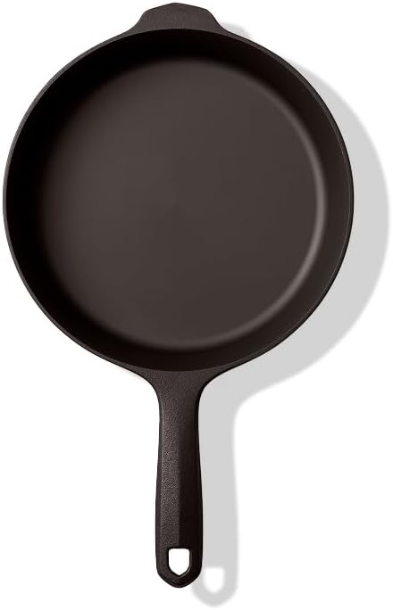 Field Company 8.38-Inch Cast Iron Skillet – Pre-Seasoned Frying Pan for Searing, Baking & Everyday Cooking, Lighter & Easy to Handle, Smooth, Made in USA (No.6, 1–2 Servings)