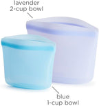 Stasher Premium Silicone Reusable Food Storage Bags, 2-Pack, Multi, Multi-Use Food Storage Bags, Lunch Bag, Travel Containers, BPA Free, Leak-free, Dishwasher-Safe, Eco-friendly