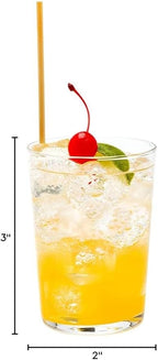 Restaurantware Sumi 17.3 Ounce Highball Glasses Set of 6 Fine-Blown Tom Collins Glasses - Tempered Dishwasher-Safe Glassware Clear Glass Tall Bar Glasses Serve Water Juices Cocktails Or Beers