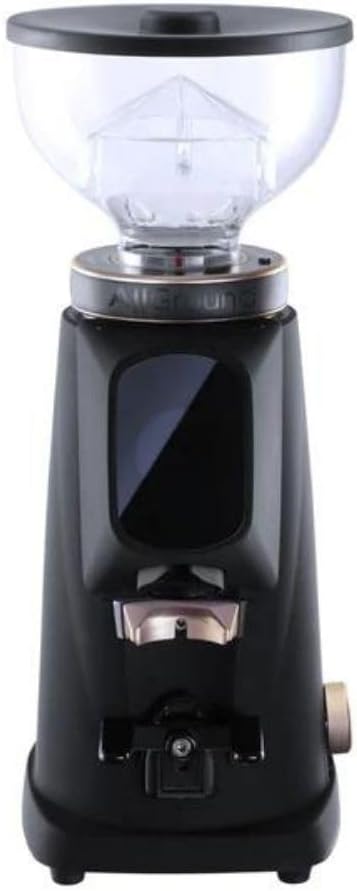 AllGround All Purpose Home Coffee Grinder - Residential Grinder - Made in Italy - By Fiorenzato (Black/w Rose Gold)